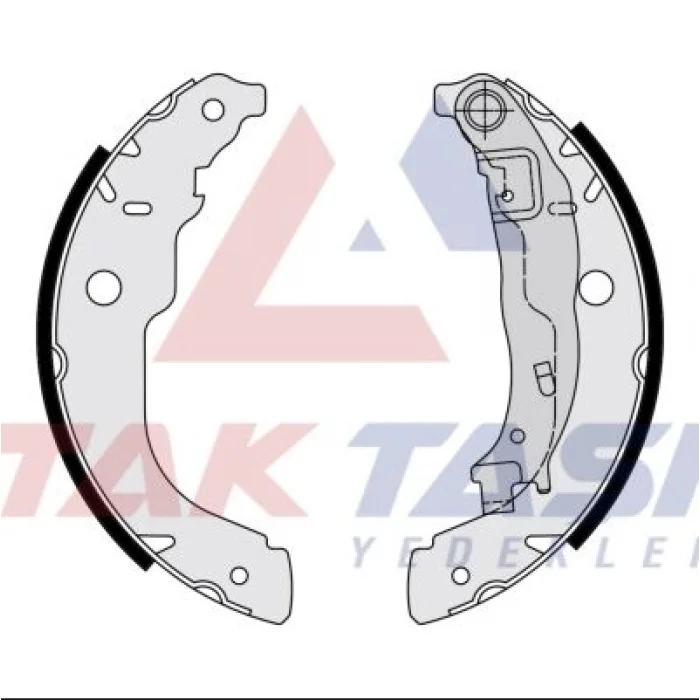 ARKA PABUÇLU BALATA PEUGEOT 207 (06>) CITROEN C3 II (09>) DS3 (09-15) 228X42MM