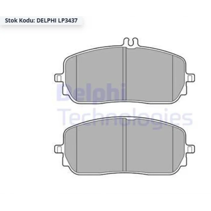 FREN BALATASI ÖN  MERCEDES A SERİ W177 2018> B SERİ W247 2018> CLA SERİ C118 2019> V167 2019> G SERİ W463 2018>