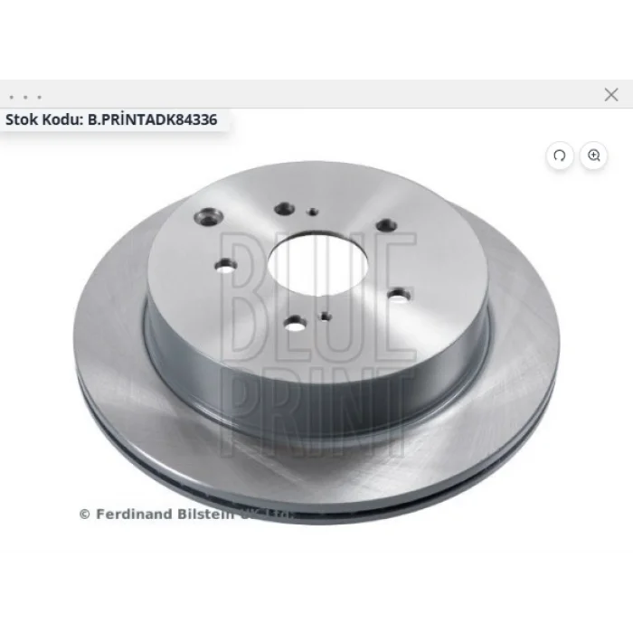 FREN DİSKİ ARKA SUZUKI GRAND VITARA II (05>) 308MM HAVA KANALLI