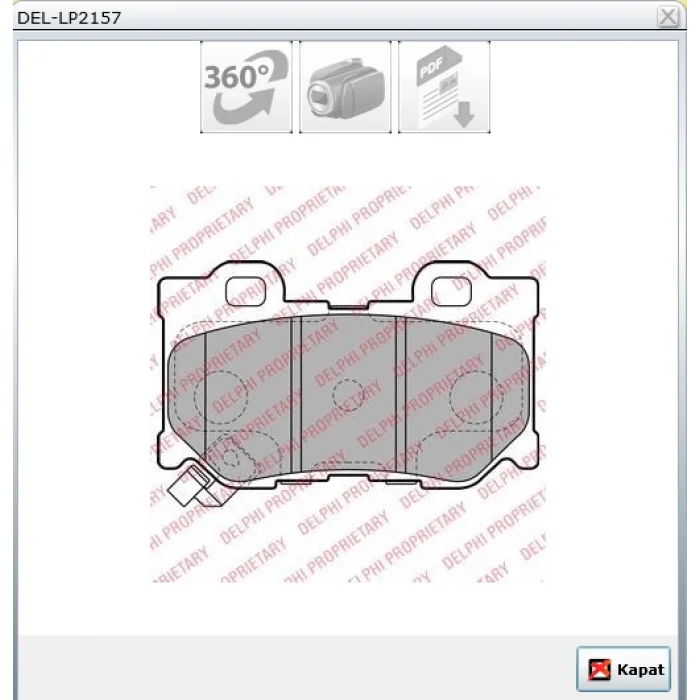 FREN BALATASI ARKA INFINITI Q50  2013>  Q60 2013>  Q70 2013>  Q70-QX70  2013>
