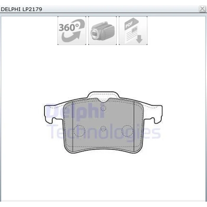 FREN BALATASI ARKA JAGUAR XF I (X250)  XFR-S (09-15) XJ X351 (09>) XF SPORTBRAKE (14>)