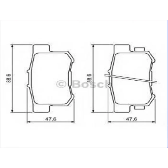 FREN BALATASI ARKA HONDA CR-V (2002-2006) ACCORD (2003-2008)
