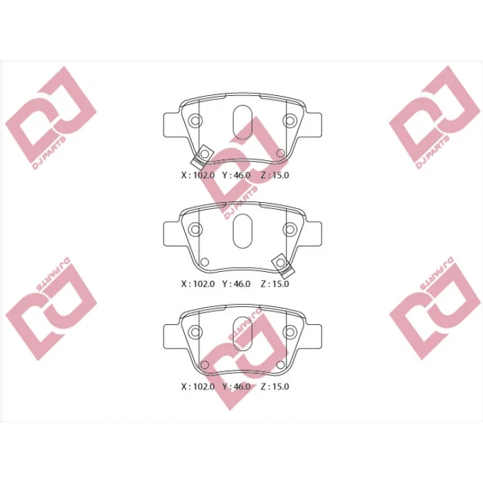 FREN BALATASI ARKA TOYOTA AVENSİS T25 (03-08) COROLLA VERSO (04-09)