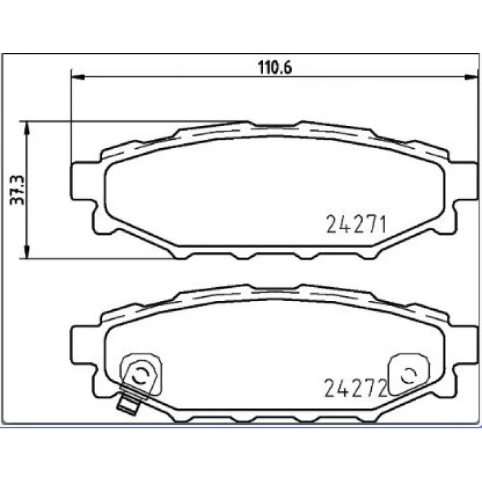 FREN BALATASI ARKA BRZ (2012>) FORESTER (08-13) IMPREZA (07-12) LEGACY IV (03-09) LEGACY V (09-15) OUTBACK (03-09) OUTBACK (09-14) XV (11>)