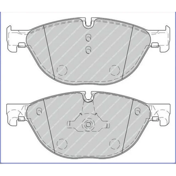 FREN BALATASI ÖN BMW 5 SERİ F10-F18 (09-16) 6 SERİ F06-F12-F13 (11-16) 7 SERİ F01-F02-F03-F04 (08-15)