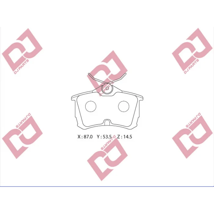 FREN BALATASI ARKA HONDA ACCORD VI (97-03) ACCORD VII (03-07)