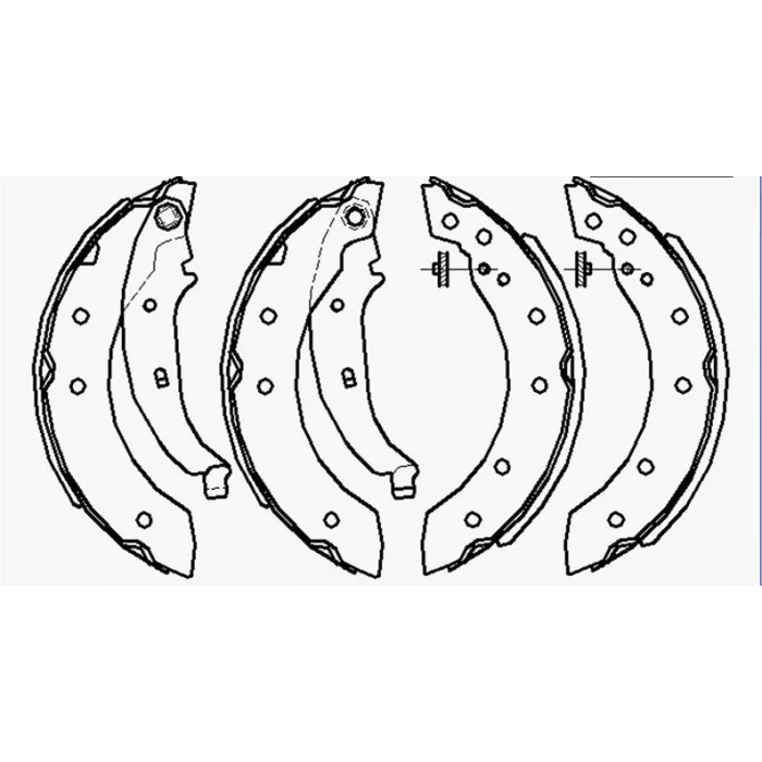 ARKA PABUÇLU BALATA CLIO I (90-98) SYMBOL I (98-08) SYMBOL II (08-13) TWINGO I (93-07) LOGAN (04-10) P106 (96>) P206 (98-07) LAGUNA I (93-02)