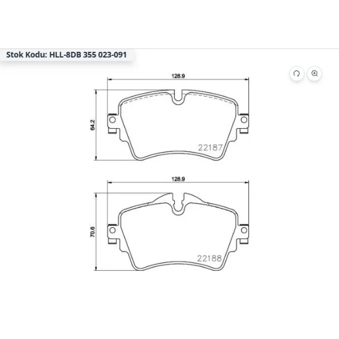 FREN BALATASI ÖN BMW 1 F52 /BMW 2 F45-F46 / X1 F48 / X2 F39 014> MINI F54 /F55 /F56 /F57 COOPER S 013> F60 COUNTRYMAN 016>