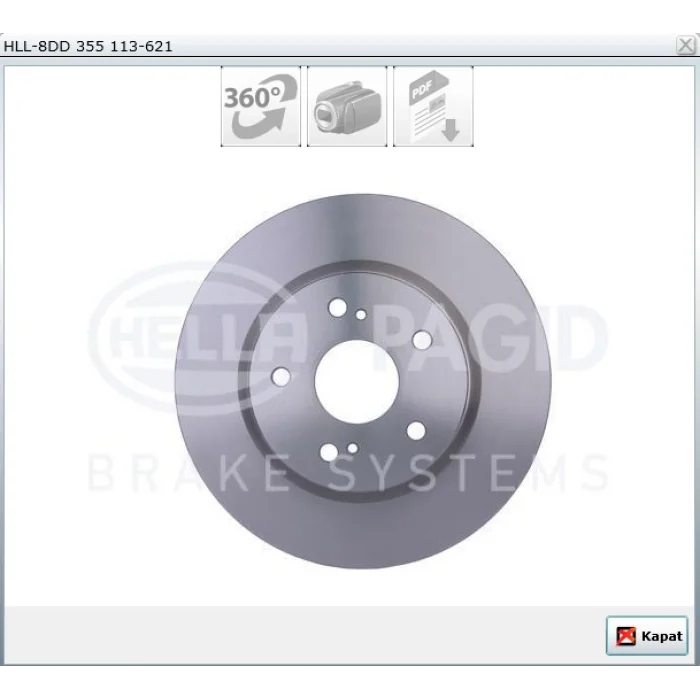 FREN DİSKİ ÖN SUZUKI GRAND VİTARA (05-12) HAVALI 294MM