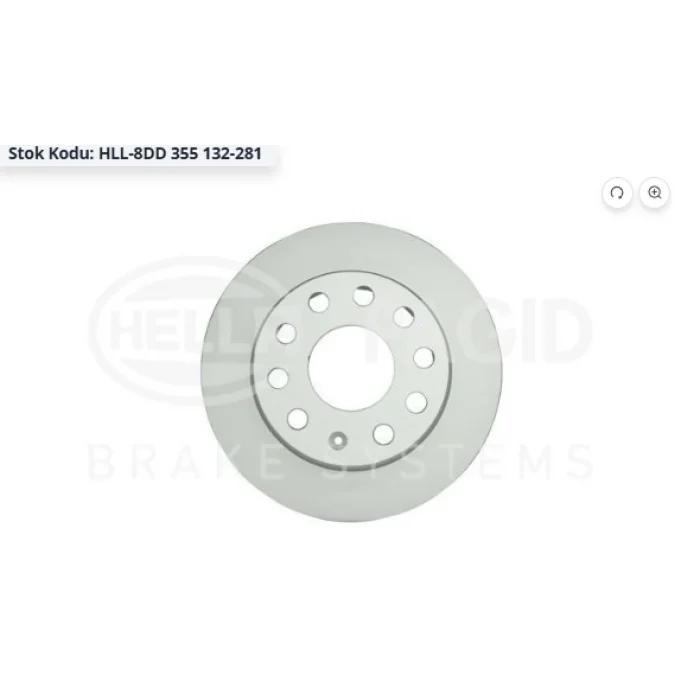 FREN DİSKİ ARKA SKODA OCTAVIA 1.5TSİ-1.6TDİ (2018>) DÜZ 253MM