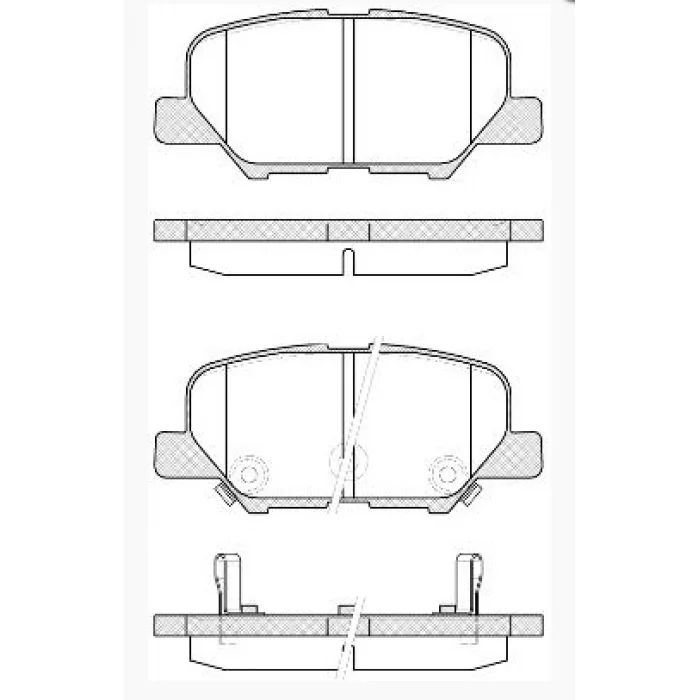 FREN BALATASI ARKA ASX (2010>) OUTLANDER (2012>) MAZDA 6 2012>) P4008 (2012>)