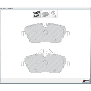 FREN BALATASI ÖN  BMW E87-E90 116İ-118İ-118D (03-12)/MINI COOPER R54/55/56/57/58 010>