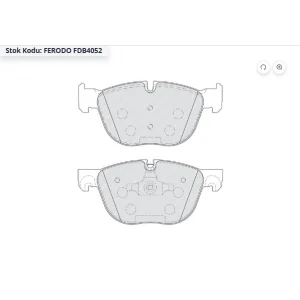 FREN BALATASI ÖN  BMW X5 E70 07> /F15 13> /X6 E 71 08> /F16 12> F85 015>/ F86 015>