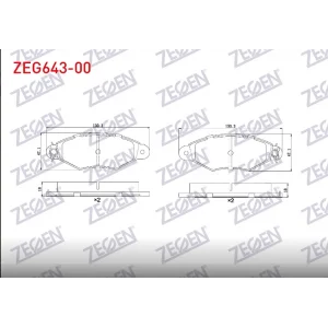 FREN BALATASI ÖN RENAULT KANGOO 1.9D/1.5DCİ  (98-08) CITROEN  XSARA 1.4/1.5 (97-05)