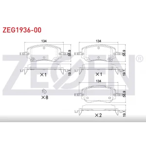 FREN BALATASI ÖN FIAT EGEA CROSS 2021>-EGEA HB-EGEA SW 2020>
