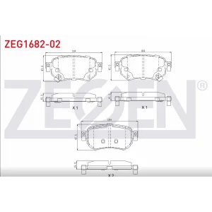 FREN BALATASI MAZDA 6  2.0-2.2 D  2013>