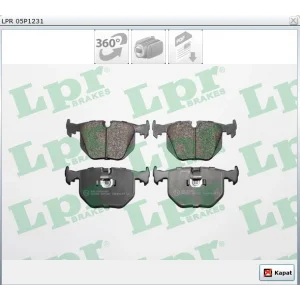 FREN BALATA ARKA LAND ROVER RANGEROVER III 3.0 TD 6 2002-2012/BMW X5 3.0 D 2000-2007/(E53) 3.5 XD 2000-2007/(E53) 4.4 2000-2007/BMW X3 (E83) 2.0 D 2004-2010/(E83) 3.0 D 2004-2010/(E83) 2.5 2004-2010