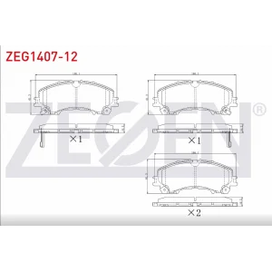 FREN BALATASI ÖN  NISSAN X-TRAIL (T32) 1.6 DCI-1.6 DIG-T  2013>7 KOLTUK / X-TRAIL (T32) 1.6 DCI 4X4 2013>7 KOLTUK / INFINITI Q50 2.2 D 2013> RENAULT KOLEOS 2.0 DCİ 016>