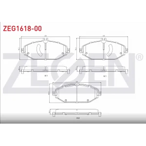 FREN BALATASI ÖN MERCEDES C SERİ C205 2015> W205 2014> S205 2014> E SERİ S213 2017> W213 2016> A238 2017> C238 2017>