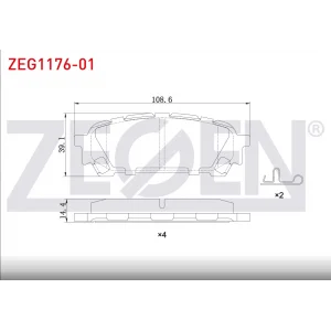 FREN BALATASI ARKA IMPREZA (00-07) FORESTER (03-08)