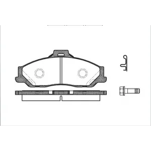 FREN BALATASI ÖN FORD RANGER (1998-2006) MAZDA B2500 (1998-2006)