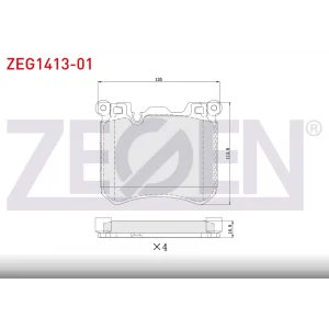 FREN BALATASI ÖN BMW X5 E70 (07-13) X5 (F15-F85) 2013> X6 E71-E72 (08-14) X6 (F16-F86) 2014>