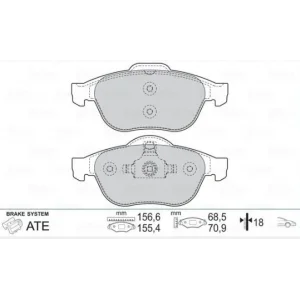 FREN BALATASI ÖN LAGUNA II (01-07) SCENIC I (99-03) VEL SATIS (02>) ESPACE IV (02>) STOP by FEDERAL MOGUL