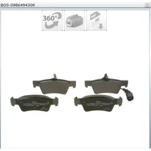 FREN BALATASI ARKA VW TOUAREG (02-10) TRANSPORTER T5 (03-15)