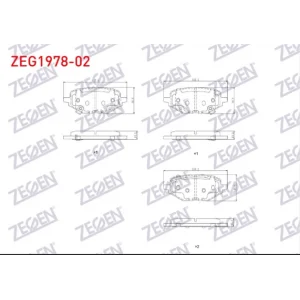 FREN BALATASI  ARKA  MG   ZS - ZS EV 2019>