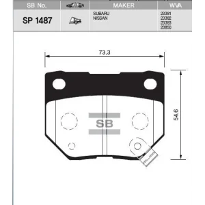 FREN BALATASI ARKA 300 ZX (89-00) IMPREZA (01-07)