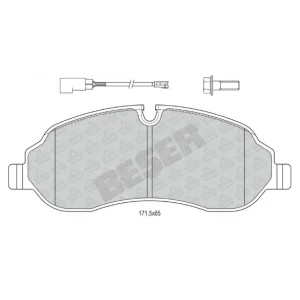 FREN BALATASI ÖN FİŞLİ FORD TRANSİT V363 TTG ARKA ÇİFTTEKER 014>
