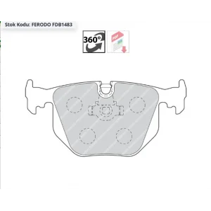 FREN BALATA ARKA LAND ROVER RANGEROVER III 3.0 TD 6 2002-2012/BMW X5 3.0 D 2000-2007/(E53) 3.5 XD 2000-2007/(E53) 4.4 2000-2007/BMW X3 (E83) 2.0 D 2004-2010/(E83) 3.0 D 2004-2010/(E83) 2.5 2004-2010