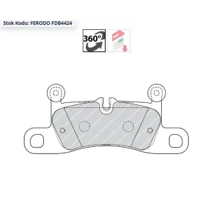 FREN BALATASI ARKA VW TOUAREG (10-18) PORSCHE CAYENNE (10-17) CAYENNE (17>)