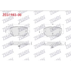FREN BALATASI ÖN PEUGEOT 2008  II  2023> CORSA F 2022> CROSSLAND X 2023> C3 2022>