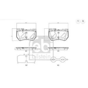 FREN BALATASI ÖN MERCEDES W206(21>) C236(23>) W214(23>)
