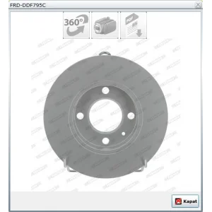 FREN DİSKİ ÖN POLO (94-99) POLO (99-01) AROSA (97-04) DÜZ 239MM