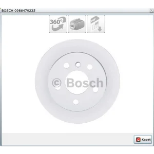 FREN DİSKİ ARKA MERCEDES A SERİ W169 (04-12) B SERİ W245 (05-11) DÜZ 258MM