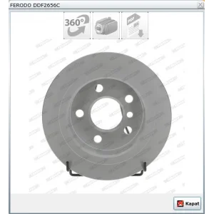 FREN DİSKİ ARKA MINI F55 (14>) R56 (06-13) R57 (07-15) DÜZ 259MM