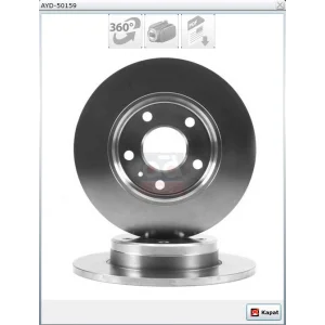 FREN DİSKİ ARKA ZAFIRA B (2005-2019)  DÜZ 264MM
