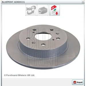 FREN DİSKİ ARKA SWIFT III (05-10) SX4 (2007>) L300 (86-13) DÜZ 278MM