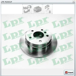 FREN DİSKİ ARKA MERCEDES A SERİSİ W168 (97-04) VANEO 414 (02-05) DÜZ 258MM
