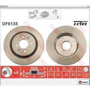 FREN DİSKİ ÖN SUZUKI SWIFT IV 2010> HAVALI 272MM