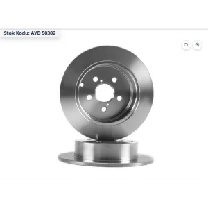 FREN DİSKİ ARKA TOYOTA AVENSİS 1.6-1.8VVTİ / 2.0 D4D (2003-2008) DÜZ 280MM