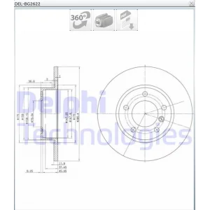 FREN DİSKİ ÖN 3 SERİSİ  E36 (1990-1998) Z3  E36 (1995-2003) DÜZ 286MM