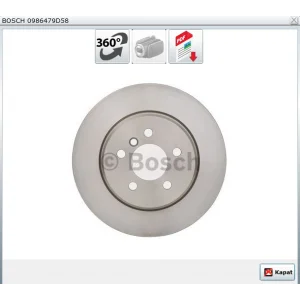 FREN DİSKİ ARKA HAVALI KAPLAMALI BMW F10-F11 520İ-520D 010> 330MM