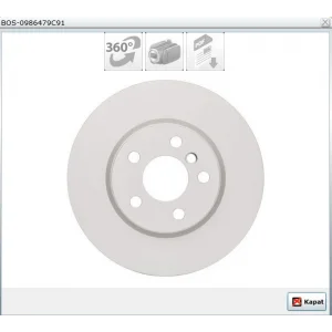 FREN DİSKİ ÖN HAVALI KAPLAMALI BMW 2 F45-F46 / X1 F48 / X2 F39 / MINI F54-F55-F56-F57-F60   014> 294MM