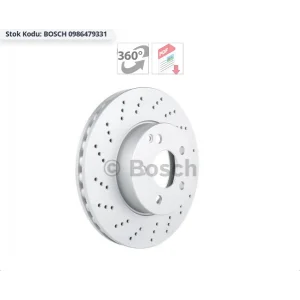 FREN DİSKİ ÖN PERFORMANS DELİKLİ MERCEDES C204 2011> S204 (07-14) W204 (07-14) HAVALI 295MM