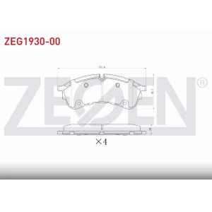 FREN BALATASI ÖN VW CRAFTER (SY_SZ) 2.0 TDI 2018> UZUN ŞASİ ÇİFTTEKER /MAN TGE 2.0TDİ 016>