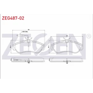 FREN BALATASI ÖN FİŞLİ DUCATO I-BOXER I-JUMPER I  94-02  18Q