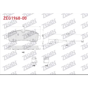 FREN BALATASI ARKA FORD TRANSIT CUSTOM V710 2024>FİŞLİ